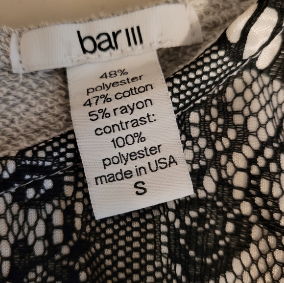 Bar III Capped Sleeve, High-Low Top - Picture 6 of 6